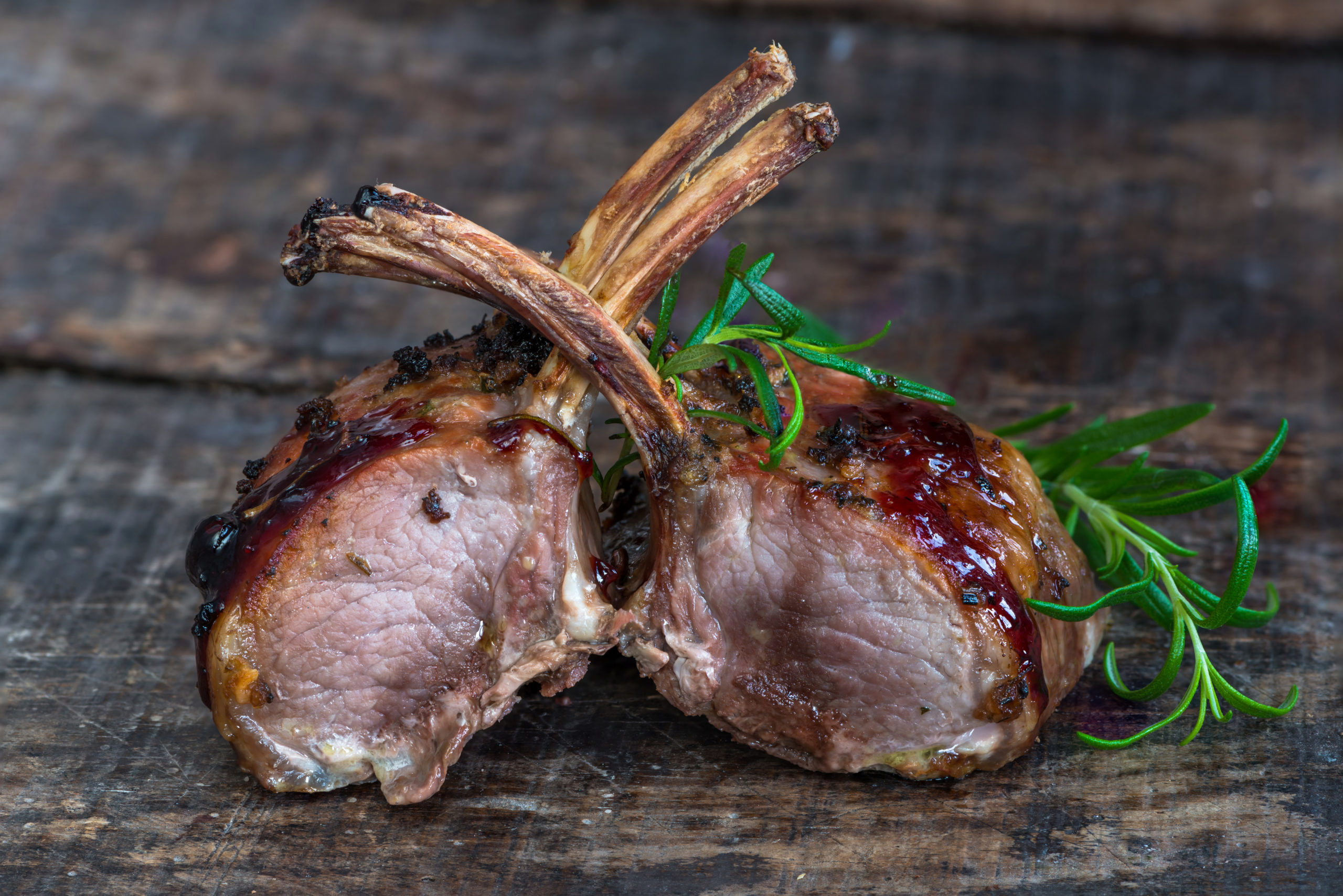 Duroc Pork Rib Chop, One Bone Frenched – Lane Meat Company